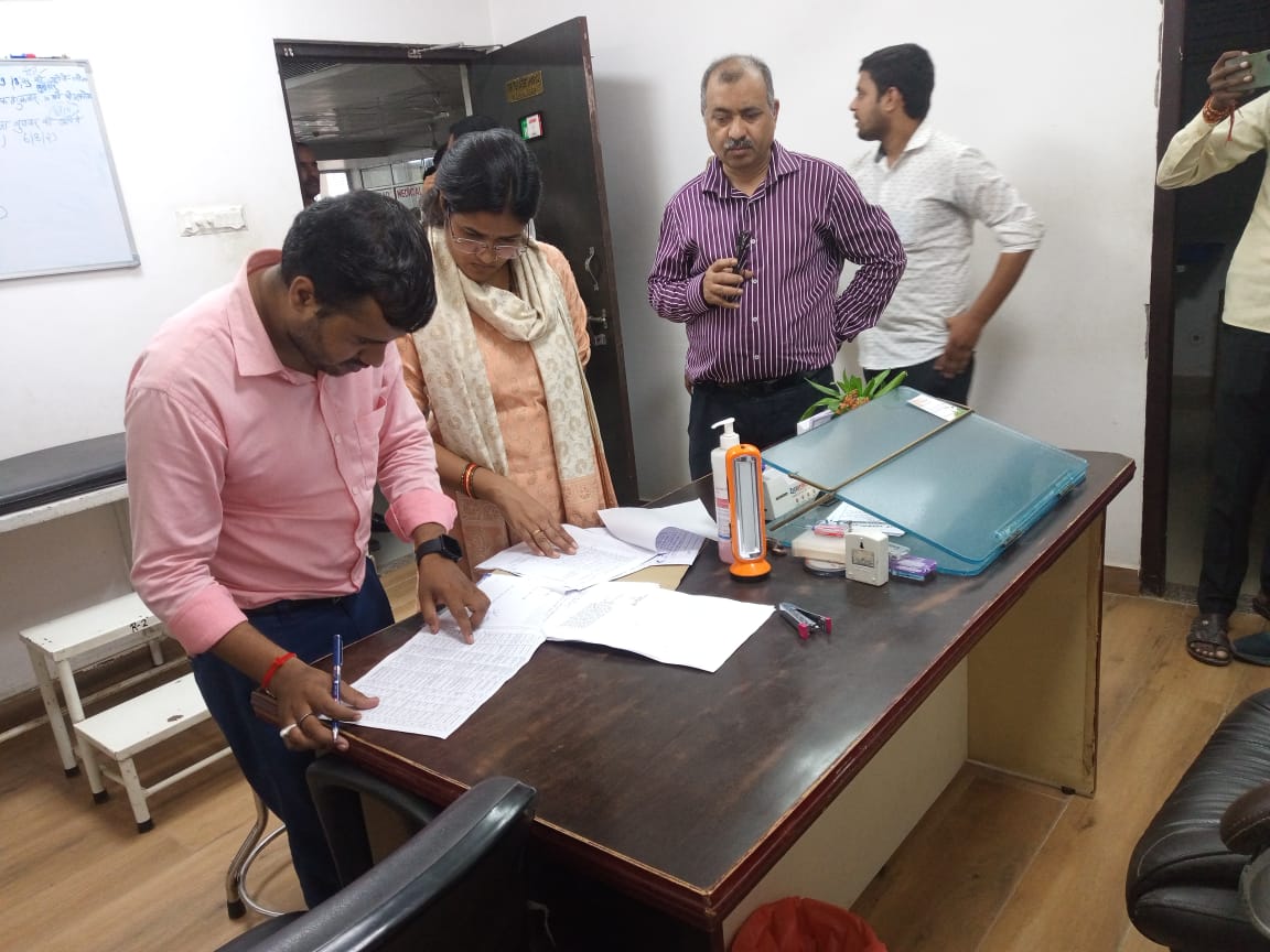 नर्सिंग होम पर संयुक्त टीम ने मारा छापा