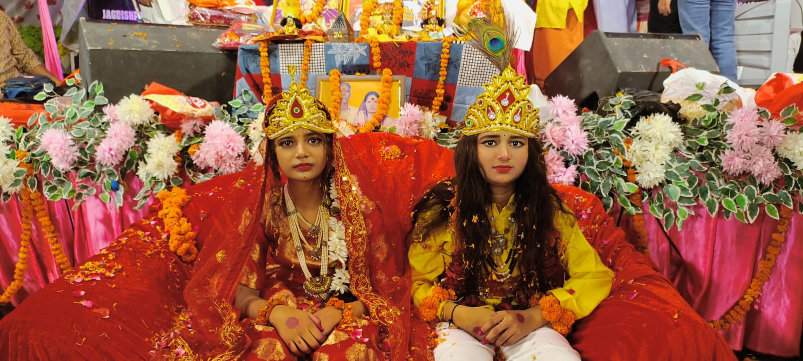 श्रीकृष्ण-रुक्मिणी विवाह की अलौकिक झांकी ने मोहा मन, भव्य बारात में उमड़ा जनसैलाब