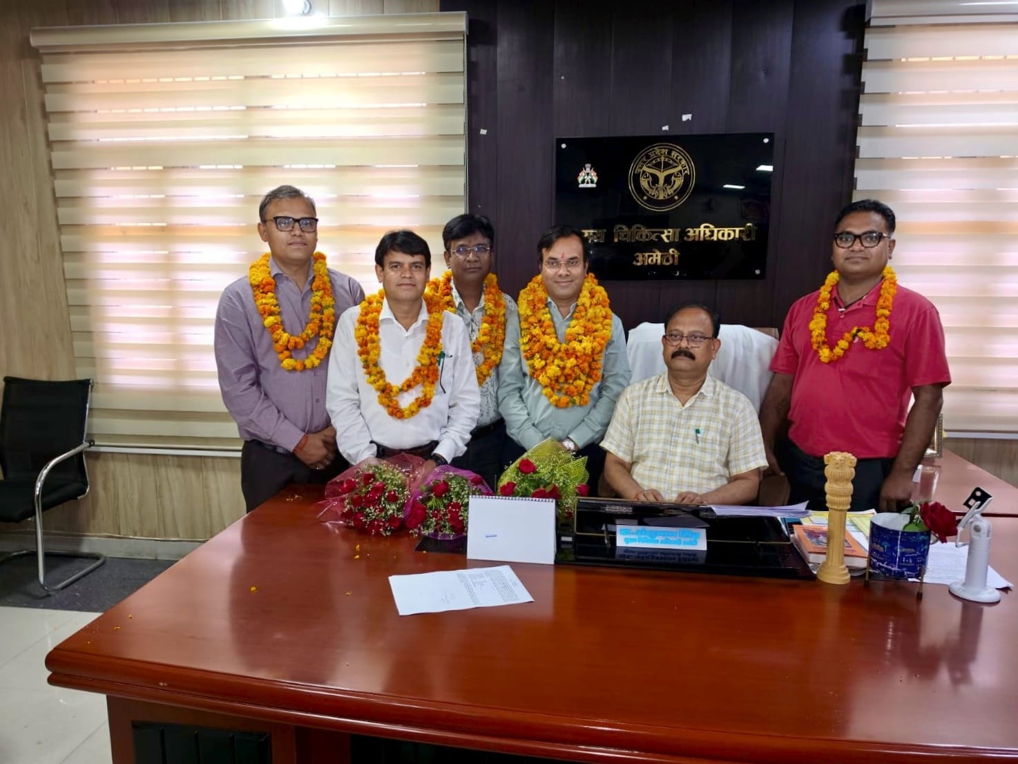 प्रांतीय चिकित्सा सेवा संघ अमेठी की नई कार्यकारिणी निर्विरोध निर्वाचित